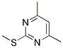 2-甲硫基-4,6-二甲基嘧啶分子式结构图