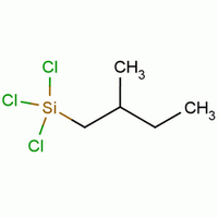 (2-甲基丁基)三氯硅烷分子式结构图