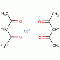乙酰丙酮合钴(II)分子式结构图