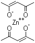 乙酰丙酮锌分子式结构图