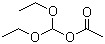 乙酸(二乙氧基)甲酯分子式结构图