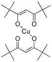 双(2,2,6,6-四甲基-3,5-庚二酮)化铜分子式结构图