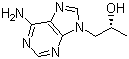 (R)-9-(2-羟基丙基)腺嘌呤分子式结构图