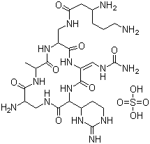 硫酸卷曲霉素分子式结构图