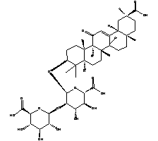 甘草酸分子式结构图