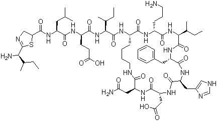 杆菌肽分子式结构图