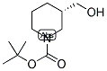 (S)-1-Boc-3-羟甲基哌啶分子式结构图