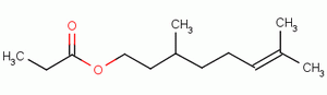 丙酸香茅酯分子式结构图