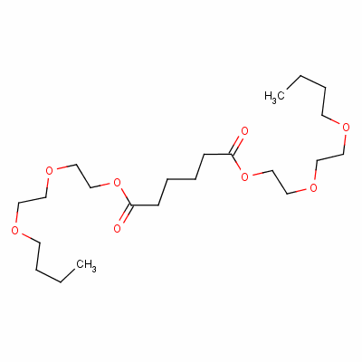 己二酸二丁基二甘酯分子式结构图