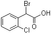 alpha-溴-2-氯苯乙酸分子式结构图