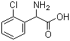 DL-邻氯苯甘氨酸分子式结构图