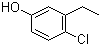 4-氯-3-乙基苯酚分子式结构图