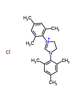 1,3-二(2,4,6-三甲基苯基)氯化咪唑分子式结构图