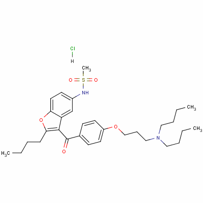 盐酸决奈达隆分子式结构图