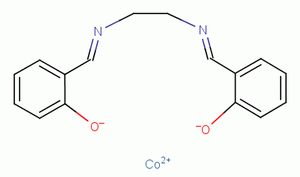 二水杨醛缩乙二胺钴分子式结构图