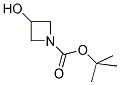 N-Boc-3-羟基氮杂环丁烷分子式结构图