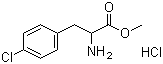 4-氯-DL-苯丙氨酸甲酯盐酸盐分子式结构图