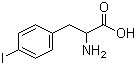 DL-对碘苯丙氨酸分子式结构图