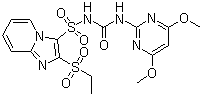 磺酰磺隆分子式结构图