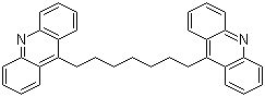 1,7-二(9-吖啶基)庚烷分子式结构图