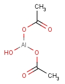 乙酸铝,碱式分子式结构图