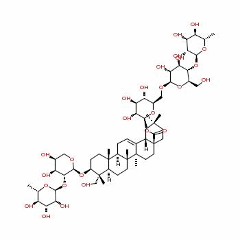 常春藤苷 C分子式结构图