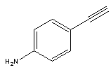 4-乙炔基苯胺分子式结构图