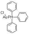 (三苯基磷)氯化金(I)分子式结构图