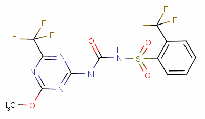 三氟甲磺隆分子式结构图