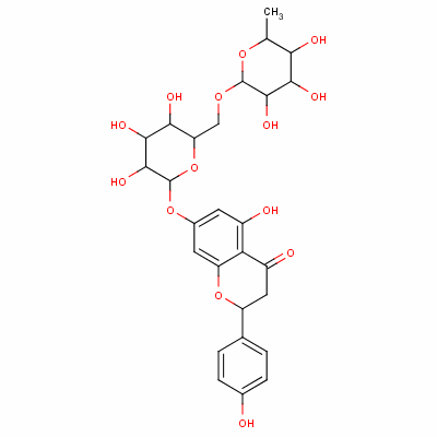 柚皮芸香苷分子式结构图