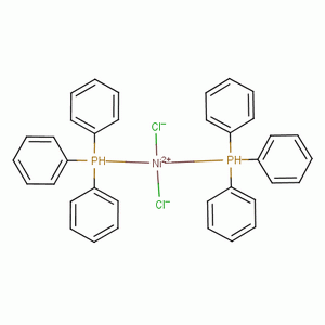 双(三苯基膦)氯化镍分子式结构图