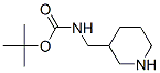 3-Boc-氨甲基哌啶分子式结构图