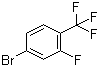 4-溴-2-氟-三氟甲苯分子式结构图