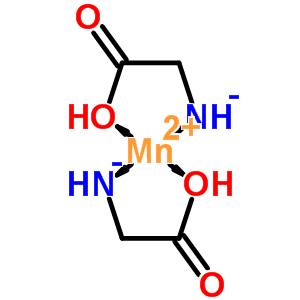 甘氨酸锰分子式结构图