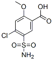 2-甲氧基-4-氯-5-氨磺酰基苯甲酸分子式结构图