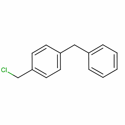 1-氯甲基-4-苄基苯分子式结构图