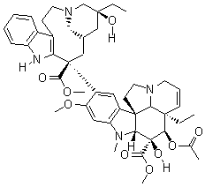 硫酸长春碱分子式结构图