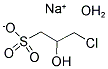 3-氯-2-羟基丙烷磺酸钠半水合物分子式结构图