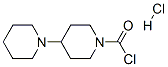 1-氯甲酰基-4-哌啶基哌啶盐酸盐分子式结构图