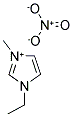 1-乙基-3-甲基咪唑硝酸盐分子式结构图