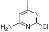 2-氯-6-甲基-4-氨基嘧啶分子式结构图