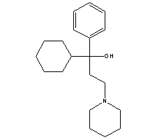 苯海索分子式结构图