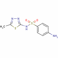 磺胺甲二唑分子式结构图