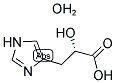 (S)-2-羟基-3-(咪唑-4-基)丙酸分子式结构图