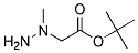 2-(1-甲基肼基)乙酸叔丁酯分子式结构图