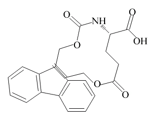 N-芴甲氧羰基-L-谷氨酸 1-烯丙基酯分子式结构图