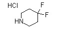 4,4-二氟哌啶盐酸盐分子式结构图
