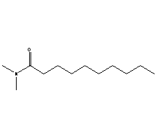 N,N-二甲基癸酰胺分子式结构图