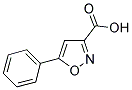 5-苯基-3-异恶唑羧酸分子式结构图