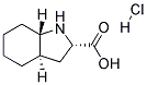 (2S,3aR,7aS)-1H-八氢吲哚-2-羧酸盐酸盐分子式结构图